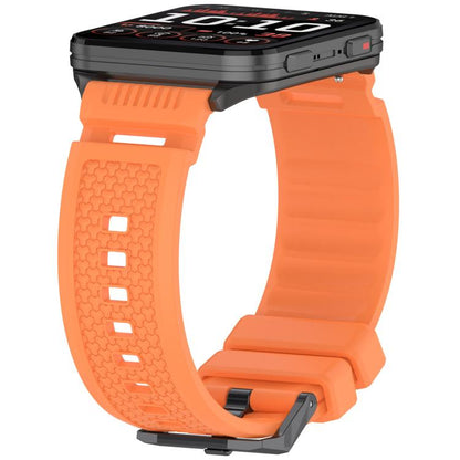 For Garmin Venu X1 Armor Silicone Watch Band(Orange) - Watch Bands by buy2fix | Online Shopping UK | buy2fix
