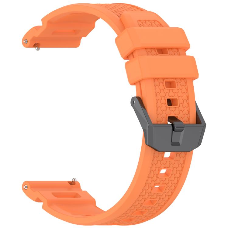 For Garmin Venu X1 Armor Silicone Watch Band(Orange) - Watch Bands by buy2fix | Online Shopping UK | buy2fix
