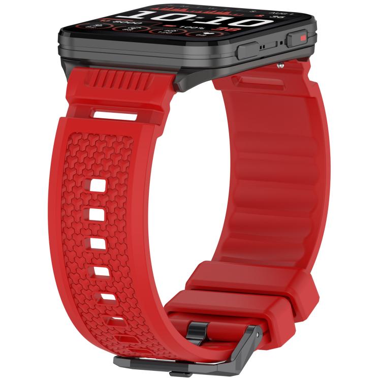 For Garmin Venu X1 Armor Silicone Watch Band(Red) - Watch Bands by buy2fix | Online Shopping UK | buy2fix