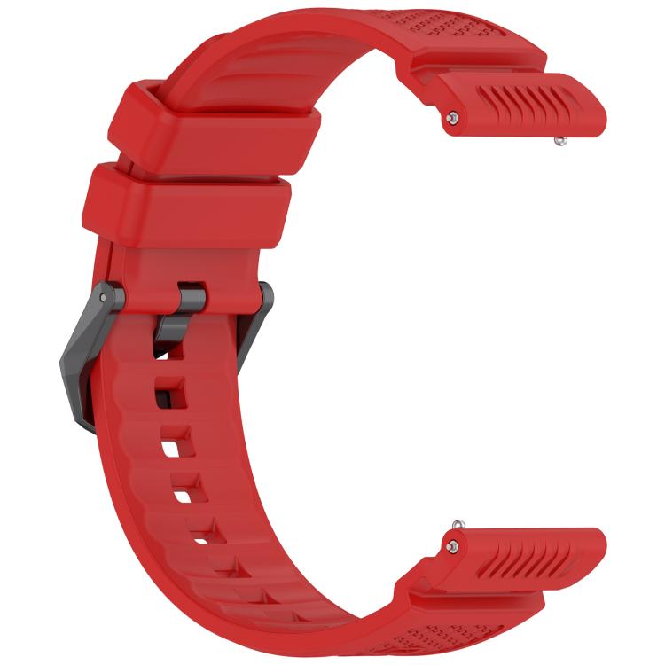 For Garmin Venu X1 Armor Silicone Watch Band(Red) - Watch Bands by buy2fix | Online Shopping UK | buy2fix