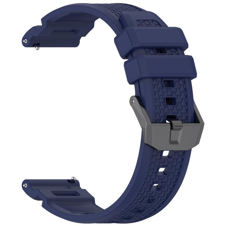 For Garmin Venu X1 Armor Silicone Watch Band(Dark Blue) - Watch Bands by buy2fix | Online Shopping UK | buy2fix