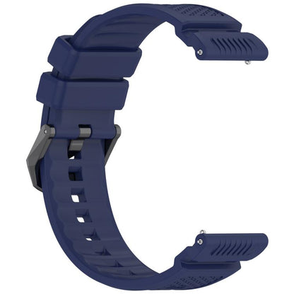 For Garmin Venu X1 Armor Silicone Watch Band(Dark Blue) - Watch Bands by buy2fix | Online Shopping UK | buy2fix