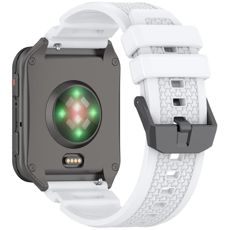 For Garmin Venu X1 Armor Silicone Watch Band(White) - Watch Bands by buy2fix | Online Shopping UK | buy2fix