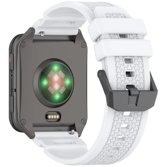 For Garmin Venu X1 Armor Silicone Watch Band(White) - Watch Bands by buy2fix | Online Shopping UK | buy2fix