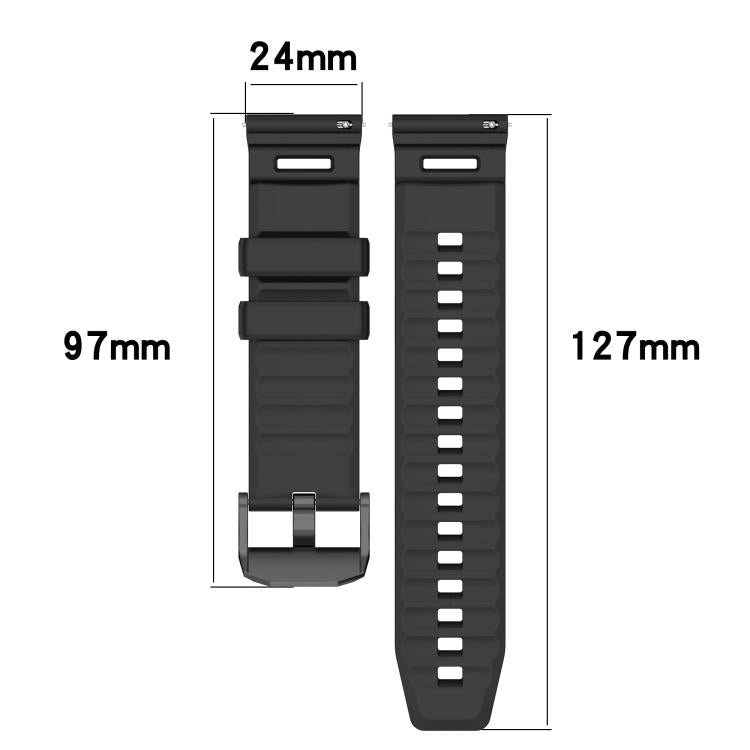 For Garmin Venu X1 Armor Silicone Watch Band(Dark Blue) - Watch Bands by buy2fix | Online Shopping UK | buy2fix
