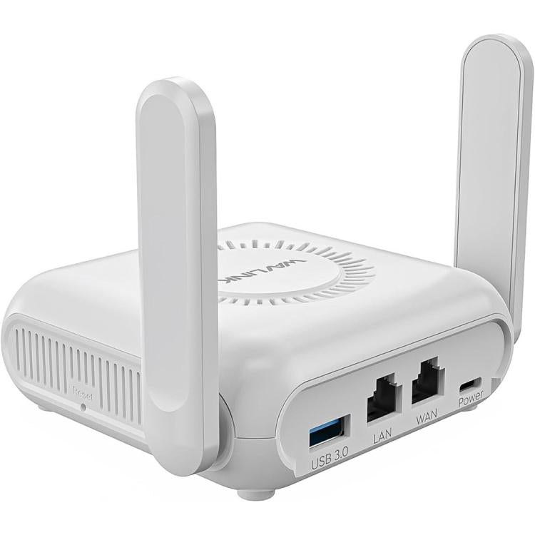 WAVLINK WNT100X3  AX3000 160MHz MU-MIMO OFDMA VPN Dual Band WiFi 6 Travel Router, Color:EU Plug - Wireless Routers by WAVLINK | Online Shopping UK | buy2fix