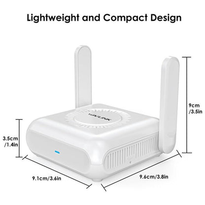 WAVLINK WNT100X3  AX3000 160MHz MU-MIMO OFDMA VPN Dual Band WiFi 6 Travel Router, Color:US Plug - Wireless Routers by WAVLINK | Online Shopping UK | buy2fix