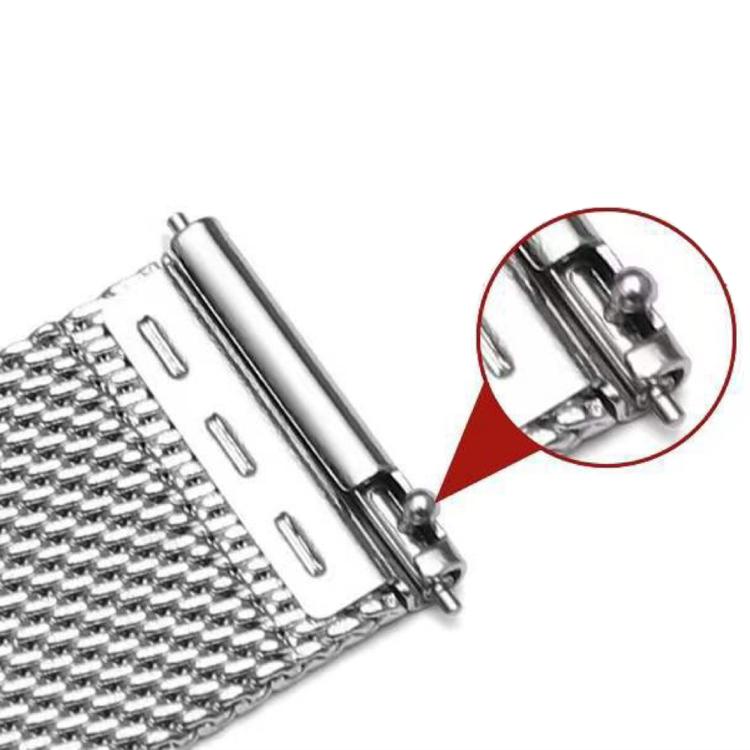 For Garmin Venu X1 Double Buckle Milanese Stainless Steel Watch Band(Silver) - Watch Bands by buy2fix | Online Shopping UK | buy2fix