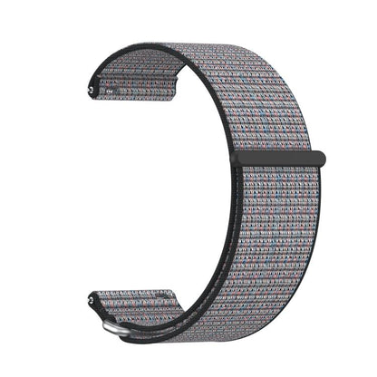 For Garmin Venu X1 Two Section Metal Ring Nylon Hook and Loop Fastener Watch Band(Lava) - Watch Bands by buy2fix | Online Shopping UK | buy2fix