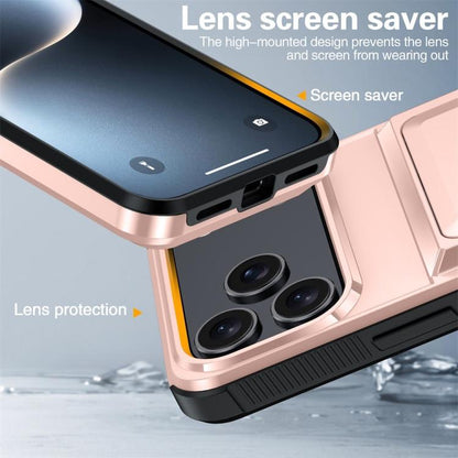 For iPhone 17 Pro Max Kalebol Flip Card Wallet Holder Shockproof Phone Case(Blue) - iPhone 17 Pro Max Cases by Kalebol | Online Shopping UK | buy2fix