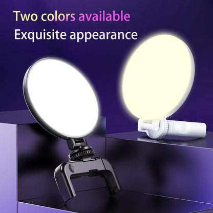 A01 Smartphone Photography Live Streaming Round LED Fill Light Portable Selfie Light(Black) - Selfie Light by buy2fix | Online Shopping UK | buy2fix
