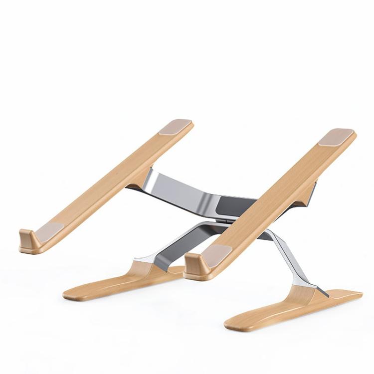 P70W Adjustable Height Solid Wood + Aluminum Alloy Cooling Stand for 14-16 inch Laptops - Laptop Stand by buy2fix | Online Shopping UK | buy2fix