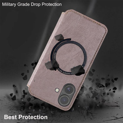 For iPhone 17 Kalebol Flip Card Slot MagSafe Leather Phone Case(Red) - iPhone 17 Cases by Kalebol | Online Shopping UK | buy2fix