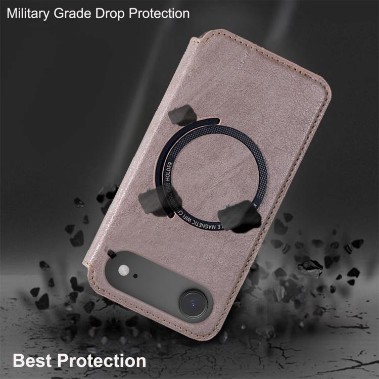 For iPhone Air Kalebol Flip Card Slot MagSafe Leather Phone Case(Red) - iPhone Air Cases by Kalebol | Online Shopping UK | buy2fix