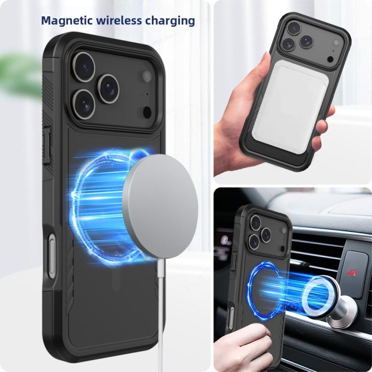 For iPhone 17 Pro Max Kalebol 2 in 1 Matte MagSafe Shockproof Phone Case - iPhone 17 Pro Max Cases by Kalebol | Online Shopping UK | buy2fix