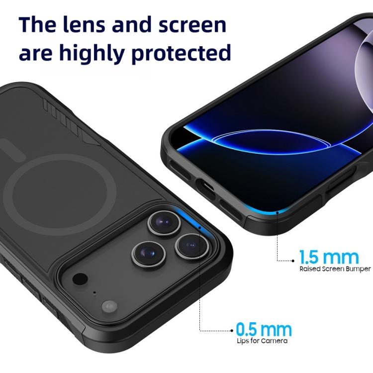 For iPhone 17 Pro Max Kalebol 2 in 1 Matte MagSafe Shockproof Phone Case - iPhone 17 Pro Max Cases by Kalebol | Online Shopping UK | buy2fix