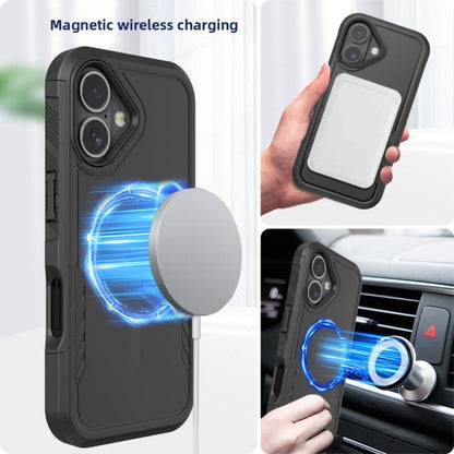 For iPhone 17 Kalebol 2 in 1 Matte MagSafe Shockproof Phone Case - iPhone 17 Cases by Kalebol | Online Shopping UK | buy2fix