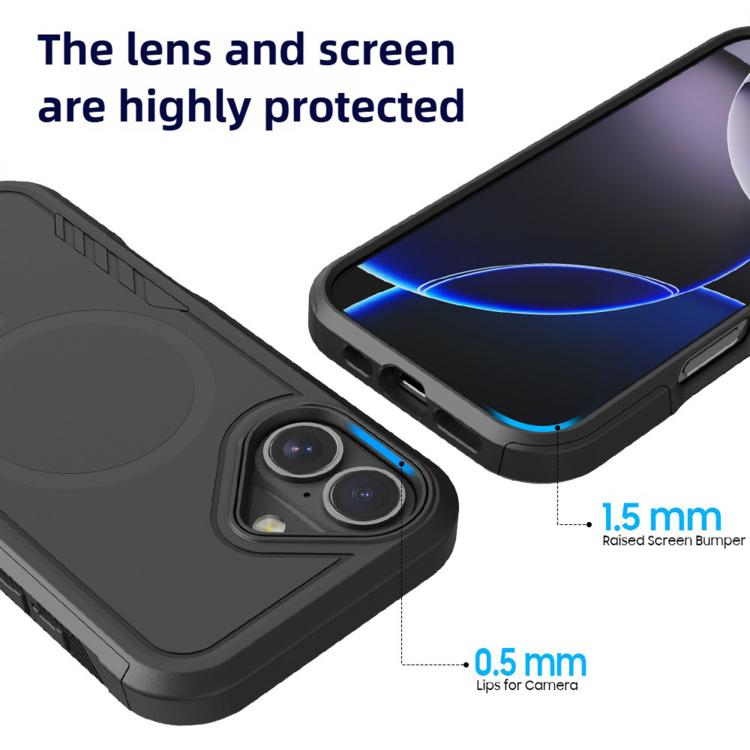 For iPhone 17 Kalebol 2 in 1 Matte MagSafe Shockproof Phone Case - iPhone 17 Cases by Kalebol | Online Shopping UK | buy2fix