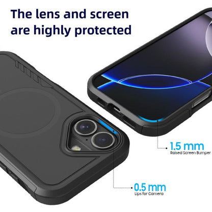 For iPhone 17 Kalebol 2 in 1 Matte MagSafe Shockproof Phone Case - iPhone 17 Cases by Kalebol | Online Shopping UK | buy2fix