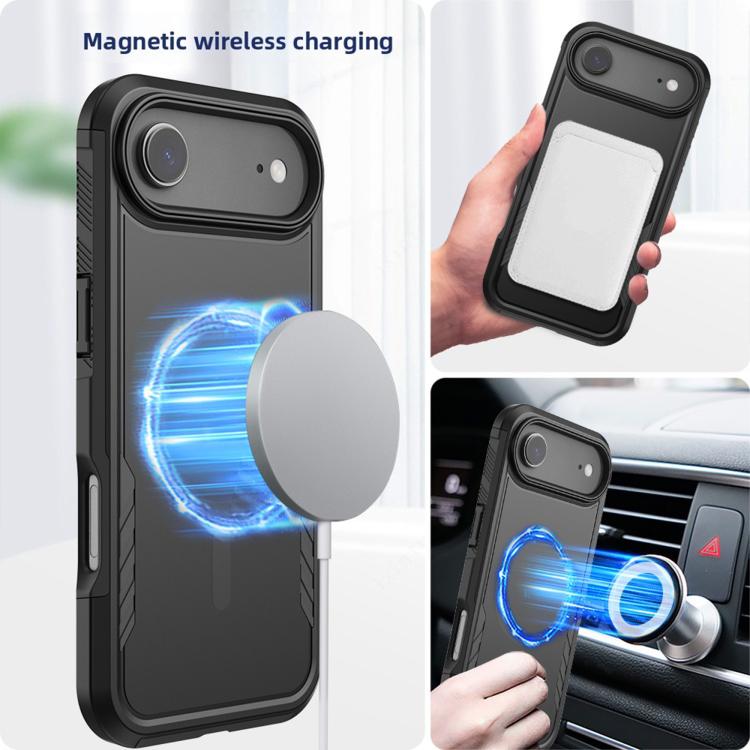 For iPhone 17 Air Kalebol 2 in 1 Matte MagSafe Shockproof Phone Case - iPhone 17 Air Cases by Kalebol | Online Shopping UK | buy2fix