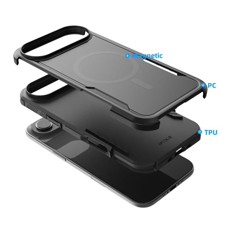 For iPhone 17 Air Kalebol 2 in 1 Matte MagSafe Shockproof Phone Case - iPhone 17 Air Cases by Kalebol | Online Shopping UK | buy2fix