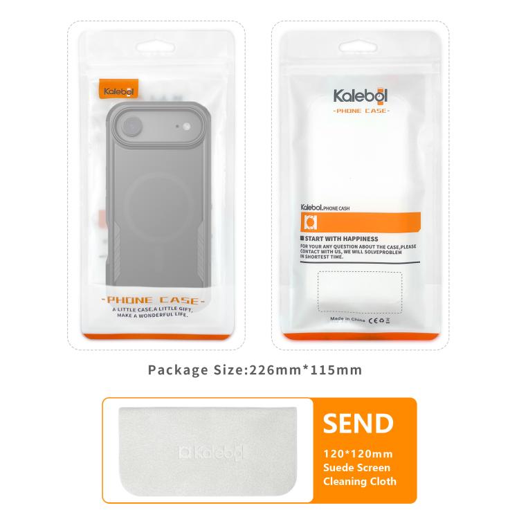 For iPhone 17 Air Kalebol 2 in 1 Matte MagSafe Shockproof Phone Case - iPhone 17 Air Cases by Kalebol | Online Shopping UK | buy2fix