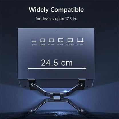 P70 X-Shape Aluminum Alloy Stand Height Adjustable Foldable Cooling Bracket for Laptop / Tablet(Silver) - Laptop Stand by buy2fix | Online Shopping UK | buy2fix