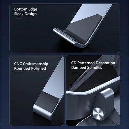 P70 X-Shape Aluminum Alloy Stand Height Adjustable Foldable Cooling Bracket for Laptop / Tablet(Silver) - Laptop Stand by buy2fix | Online Shopping UK | buy2fix