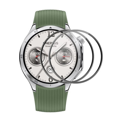 For OnePlus Watch 3 46mm 2pcs ENKAY 3D Full Coverage Soft PC Edge PMMA HD Screen Protector Film - Screen Protector by ENKAY | Online Shopping UK | buy2fix