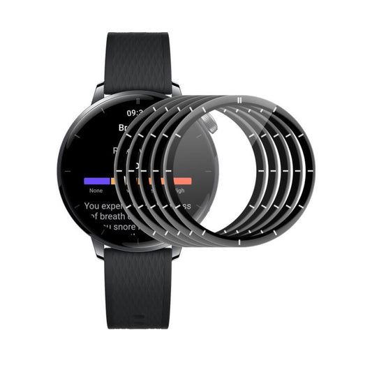 For OnePlus Watch 3 43mm 5pcs ENKAY 3D Full Coverage Soft PC Edge PMMA HD Screen Protector Film - Screen Protector by ENKAY | Online Shopping UK | buy2fix