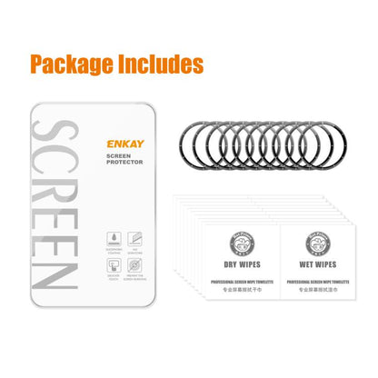 For OnePlus Watch 3 43mm 10pcs ENKAY 3D Full Coverage Soft PC Edge PMMA HD Screen Protector Film - Screen Protector by ENKAY | Online Shopping UK | buy2fix