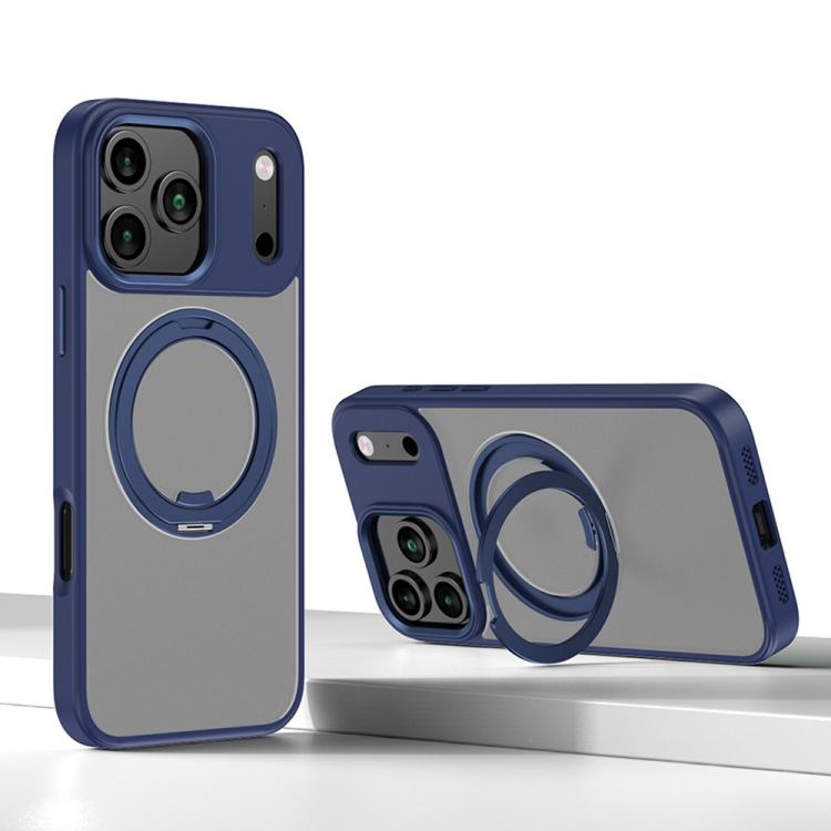 For iPhone 17 Pro Max Kalebol Rotating Magnetic Holder MagSafe Phone Case(Blue) - iPhone 17 Pro Max Cases by Kalebol | Online Shopping UK | buy2fix