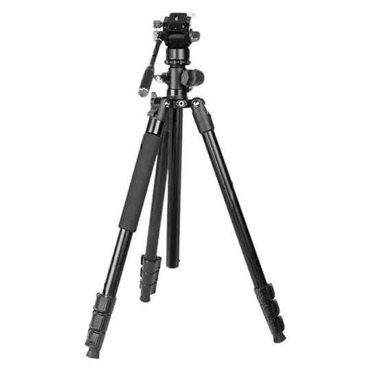 JMARY KS355+HG60 360 Degree Panoramic Ball Head DSLR Camera 2-in-1 Monopod Tripod