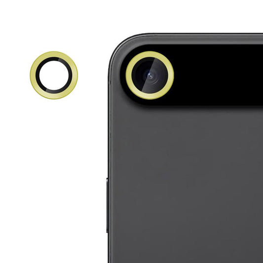 For iPhone Air Kalebol No Flicker Ultra-Thin Individual Camera Lens Tempered Glass Film(Gold) - iPhone Air Tempered Glass by Kalebol | Online Shopping UK | buy2fix