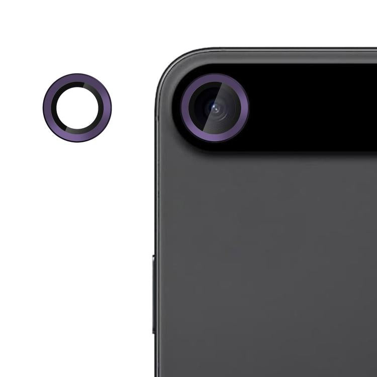 For iPhone 17 Air Kalebol No Flicker Ultra-Thin Individual Camera Lens Tempered Glass Film(Dark Purple) - iPhone 17 Air Tempered Glass by Kalebol | Online Shopping UK | buy2fix