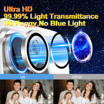 For iPhone 17 Air Kalebol No Flicker Ultra-Thin Individual Camera Lens Tempered Glass Film(Titanium Blue) - iPhone 17 Air Tempered Glass by Kalebol | Online Shopping UK | buy2fix