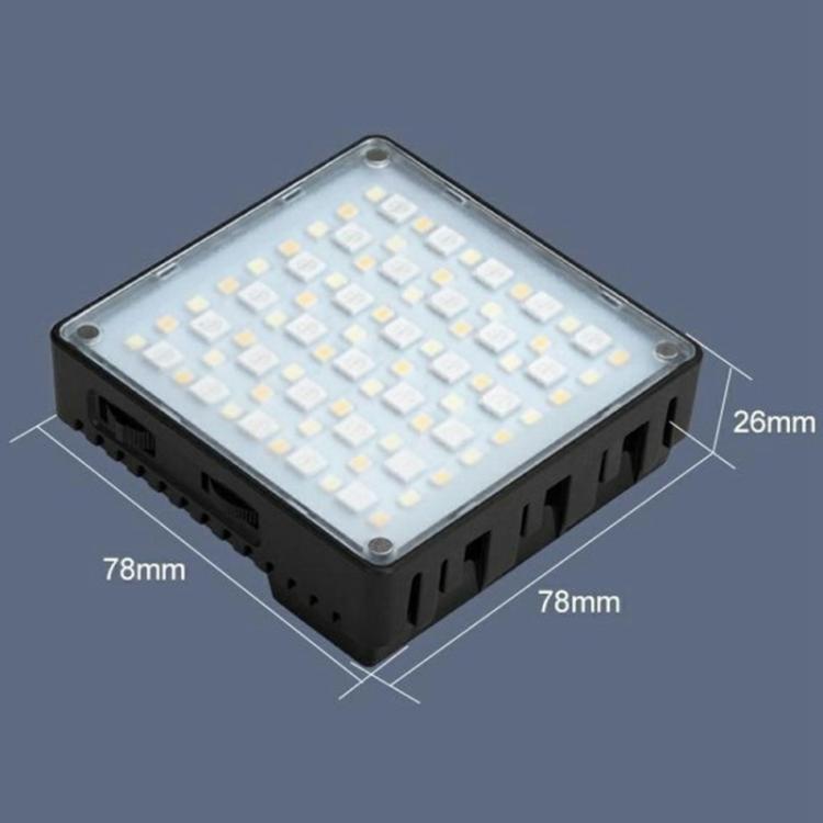 VLOGLITE K10RGB Ultra Thin Pocket Size RGB LED Camera Light Photography Videography Selfie Light -  by VLOGLITE | Online Shopping UK | buy2fix