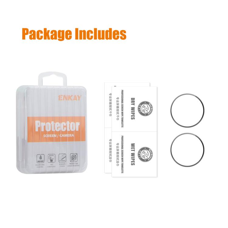 For Nothing CMF Watch 3 Pro 2pcs ENKAY 3D Full Coverage Soft PC Edge PMMA HD Screen Protector Film - Screen Protector by ENKAY | Online Shopping UK | buy2fix