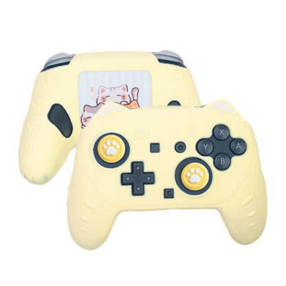 For Nintendo Switch 2 Pro Game Controller Silicone Protective Cover(Yellow) - Cases by buy2fix | Online Shopping UK | buy2fix