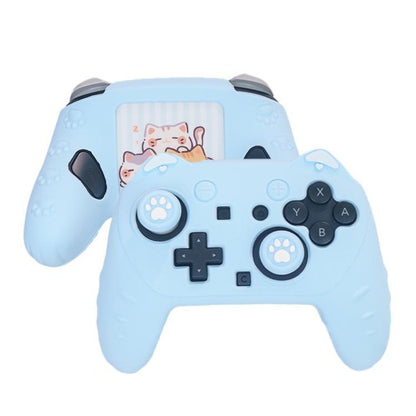 For Nintendo Switch 2 Pro Game Controller Silicone Protective Cover(Blue) - Cases by buy2fix | Online Shopping UK | buy2fix