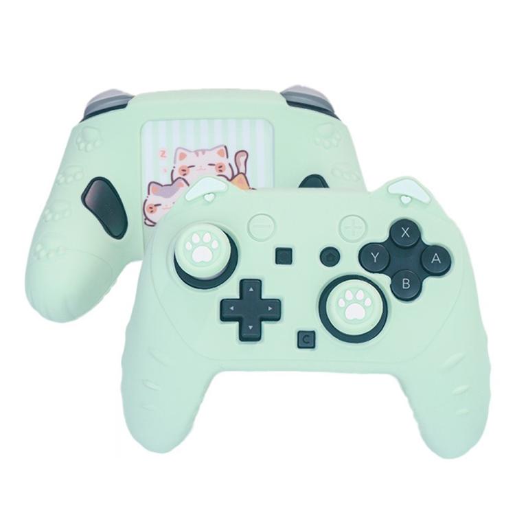 For Nintendo Switch 2 Pro Game Controller Silicone Protective Cover(Green) - Cases by buy2fix | Online Shopping UK | buy2fix
