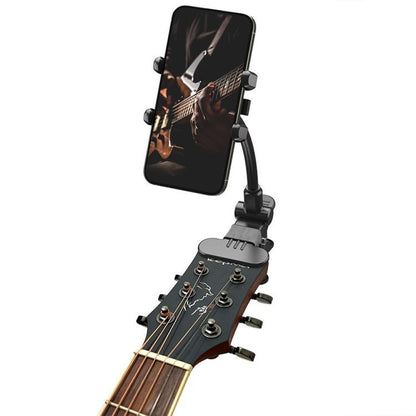 For Electric Guitar Bass Ukulele Piano Panel Live Teaching Universal Phone Holder - String Instrument Accessories by buy2fix | Online Shopping UK | buy2fix