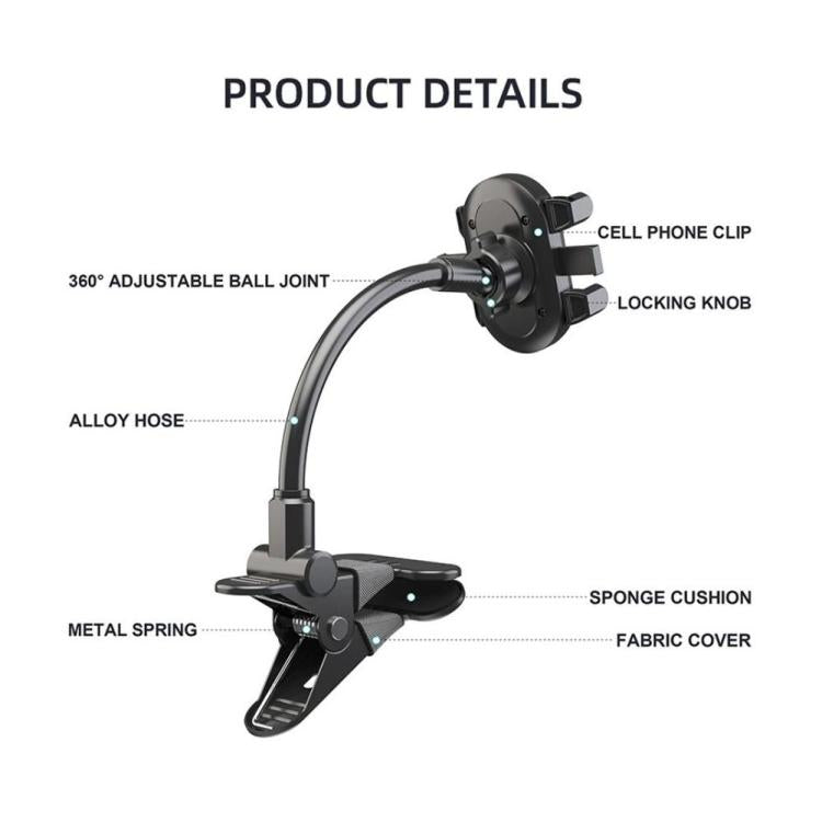 For Electric Guitar Bass Ukulele Piano Panel Live Teaching Universal Phone Holder - String Instrument Accessories by buy2fix | Online Shopping UK | buy2fix