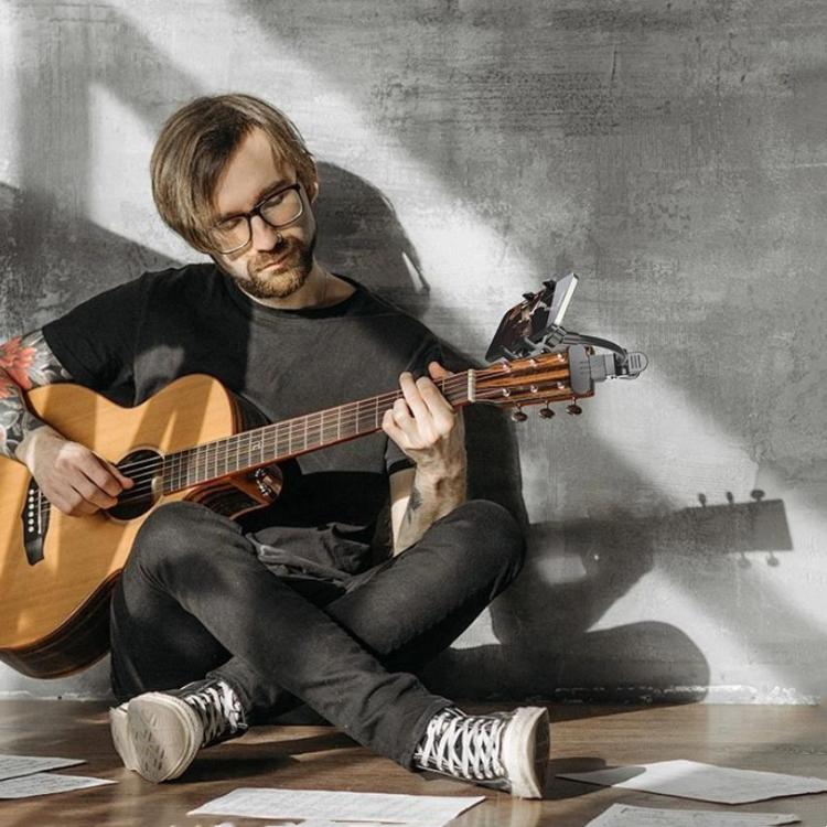 For Electric Guitar Bass Ukulele Piano Panel Live Teaching Universal Phone Holder - String Instrument Accessories by buy2fix | Online Shopping UK | buy2fix