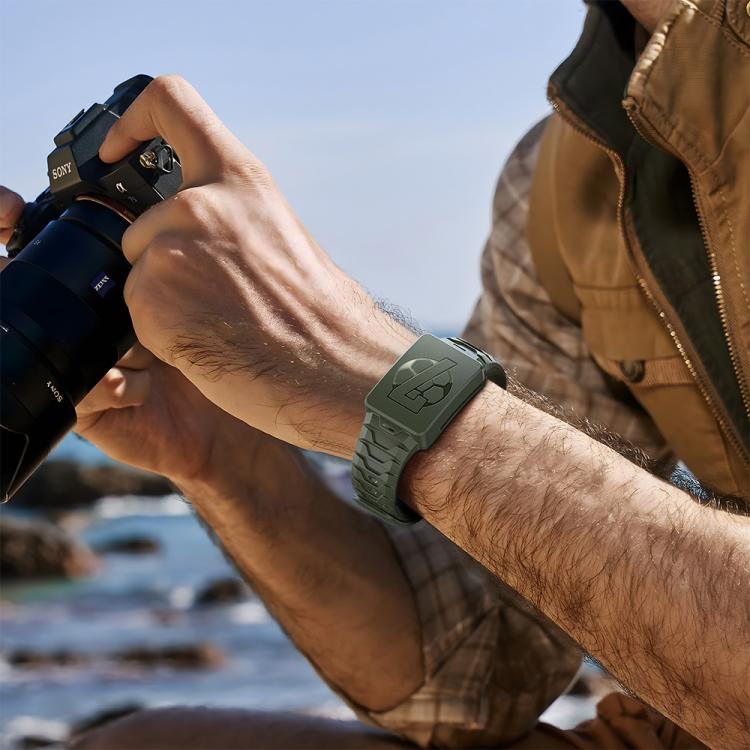 For WHOOP 4.0  Integrated TPU Watch Band(Army Green) - Watch Bands by buy2fix | Online Shopping UK | buy2fix