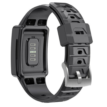 For WHOOP 4.0  Integrated TPU Watch Band(Black) - Watch Bands by buy2fix | Online Shopping UK | buy2fix