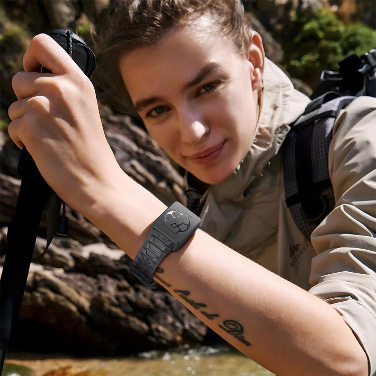 For WHOOP 4.0  Integrated TPU Watch Band(Black) - Watch Bands by buy2fix | Online Shopping UK | buy2fix