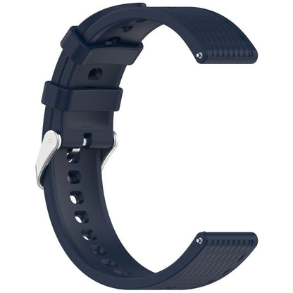 For OnePlus Watch 3 43mm Rhombic Texture Groove Silicone Watch Band(Ink Blue) - Watch Bands by buy2fix | Online Shopping UK | buy2fix