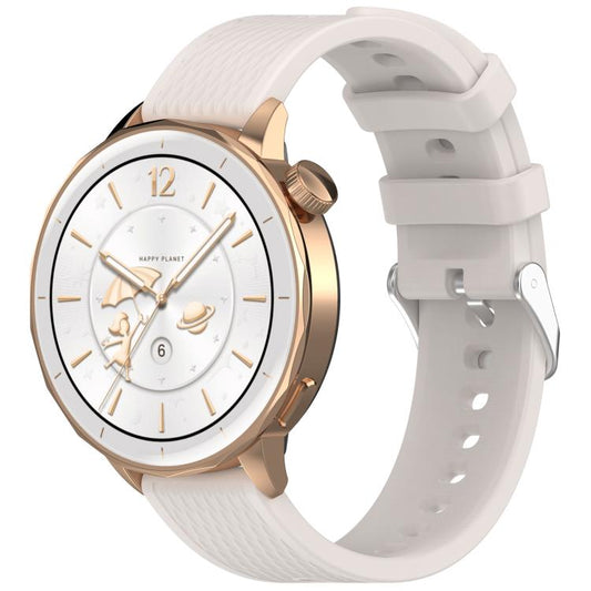 For OnePlus Watch 3 43mm Rhombic Texture Groove Silicone Watch Band(Starlight) - Watch Bands by buy2fix | Online Shopping UK | buy2fix