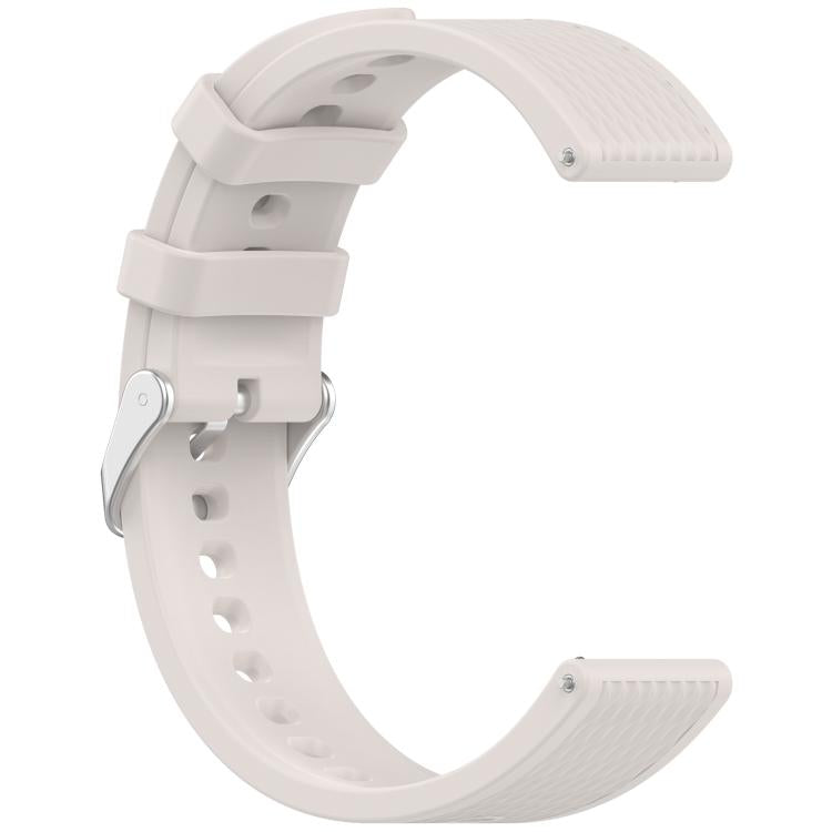For OnePlus Watch 3 43mm Rhombic Texture Groove Silicone Watch Band(Starlight) - Watch Bands by buy2fix | Online Shopping UK | buy2fix